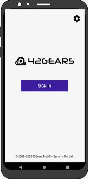 Sign In page