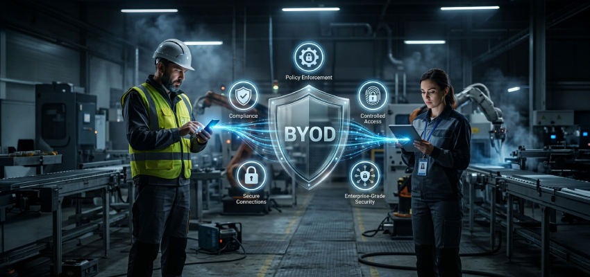 Secure BYOD Management in Manufacturing
