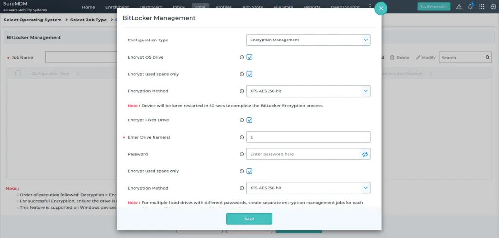 Simplify BitLocker Encryption with SureMDM Advanced BitLocker Management