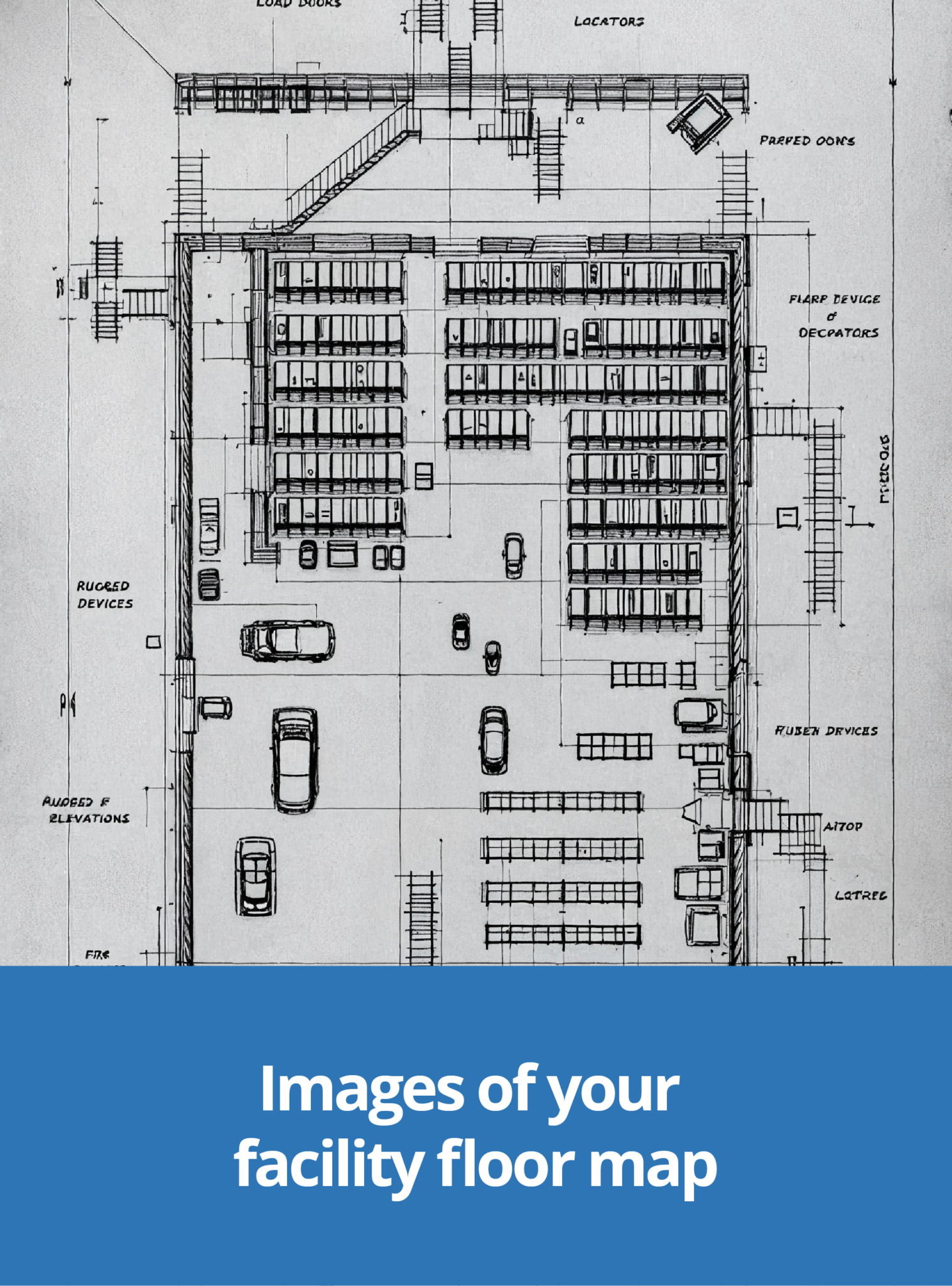 Facility floor map