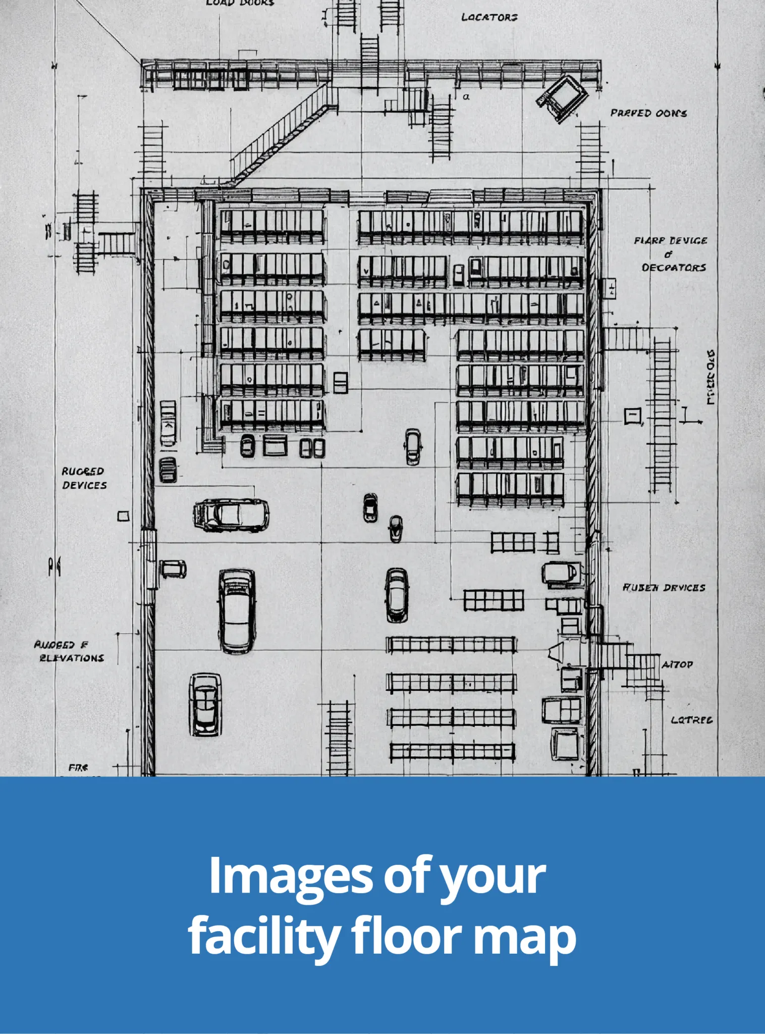 Facility floor map