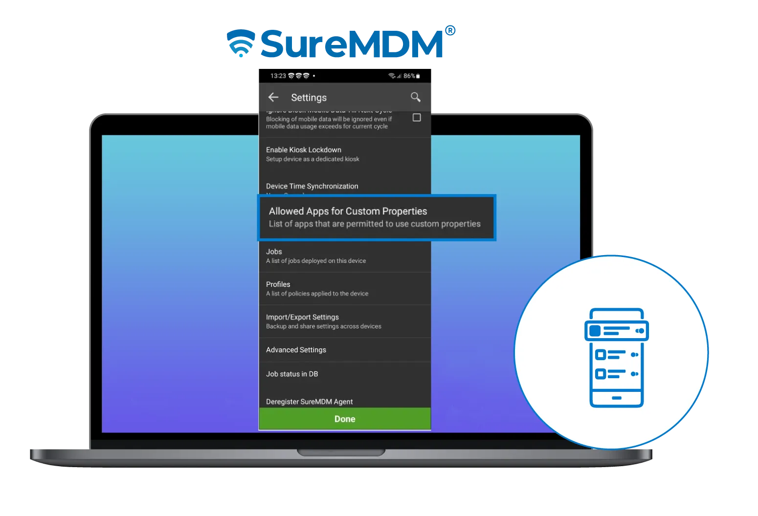 Allowlisted Apps for Custom Properties