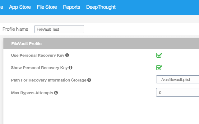 FileVault Encryption for a secure macOS- FPath For Recovery Information Storage